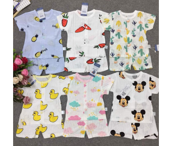 Đồ  bộ em bé cotton giấy giá rẻ sập sàn